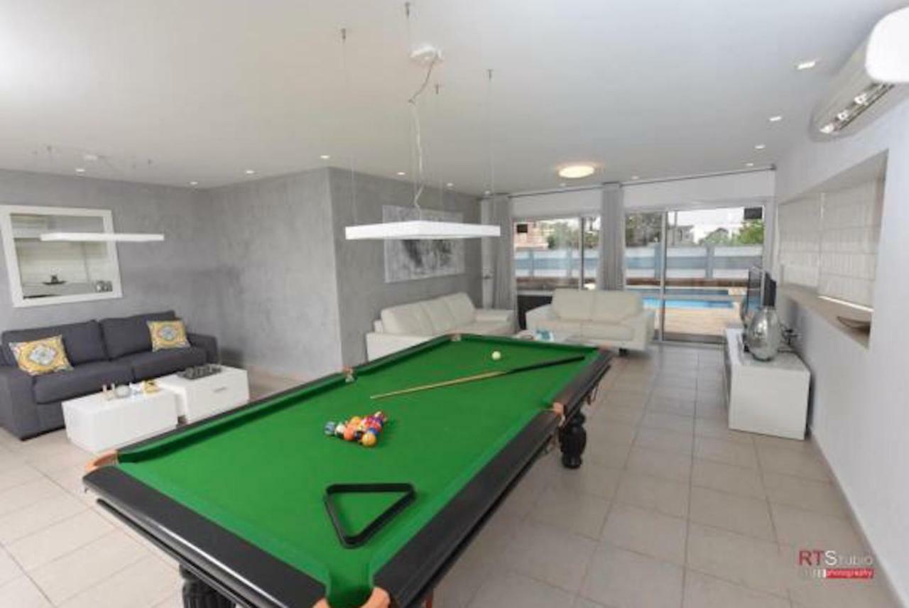 Villa With Heated Pool And Jacuzzi Sea View 300M Front Of The Beach Eilat Extérieur photo